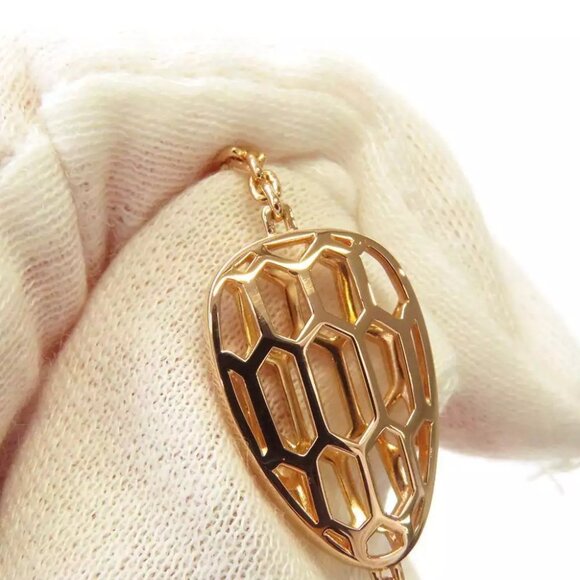 BVLGARI Serpenti 11 motif long necklace 18K Pink Gold - Picture 6 of 9